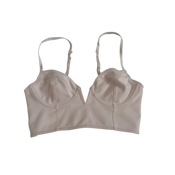 Free People Pink Convertible Light Pink Plunge Bra - Picture 1 of 4